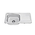 Кухонна мійка Kroner KRP Satin — 7642 (0,8 мм), фото 3