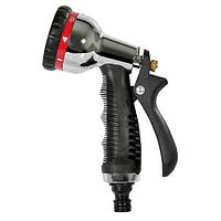 Пістолет-розпилювач 8-позиційний металевий хромований Vitals Master 191511