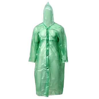 Плащ від дощу на кнопках Рибальський XXXL 100 мкм супер щільний