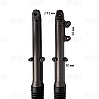 Амортизатори передні на мотоцикл Viper 125/150 cc з катафотами, фото 3