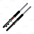 Амортизатори передні на мотоцикл Viper 125/150 cc з катафотами, фото 2