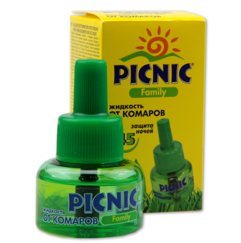 Рідина від комарів Picnic Family на 45 ночей, фото 1