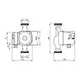 Насос циркуляційний Grundfos GPD 25/4-180, фото 3