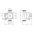 Насос циркуляційний Grundfos GPD/UPS 25/8-180, фото 3