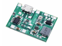 Підвищувальний модуль повербанка Micro USB 5V 2A з виводом під ліхтарик