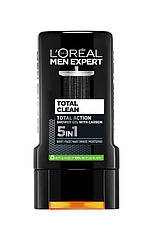 L`Oreal Paris Men Expert Total Clean Shower Gel Гель для душу 5 в 1