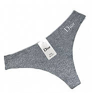 Труси стрінги жіночі в рубчик S, фото 2