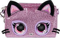 Интерактивная сумочка котик с радужными глазами Purse Pets Keepin' It Clutch Purdy Purrfect Kitty Pet
