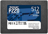 Накопитель SSD 2,5" 512Gb Patriot P220 SATAIII (P220S512G25)