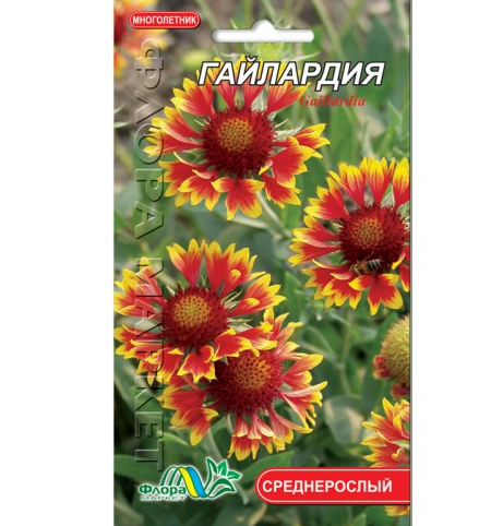 Гайлардия, багаторічна рослина, насіння квіти 0.2 г
