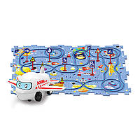 Детская игрушка Puzzle Racer Space (машинка и коврик пазл, 25 деталей)