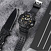 Годинник наручний чоловічий SKMEI 1965BK з підсвіткою Чорний, фото 5