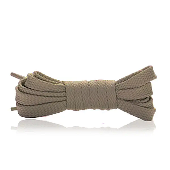 Шнурки для взуття плоскі KIWI 100 см бежеві