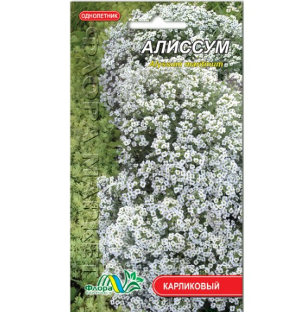 Аліссум білий, квіти однорічні насіння 0.15 г, фото 1