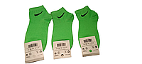 Носки женские разноцветные коттон зеленый