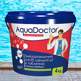 AquaDoctor C-60T шок-хлор у таблетках, 4 кг