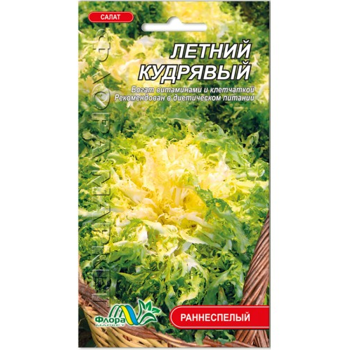 Насіння Салат Літній Кучерявий полукачаннй 0.3 г