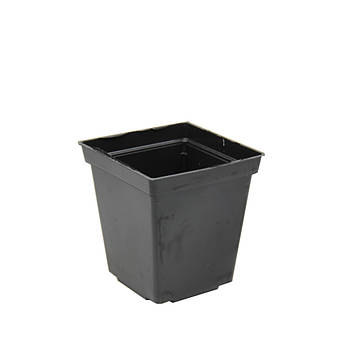 Горщик для розсади 0,5 літра 90х90х100 мм чорний