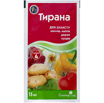 Протруйник Тирана 15 мл Сімейний сад