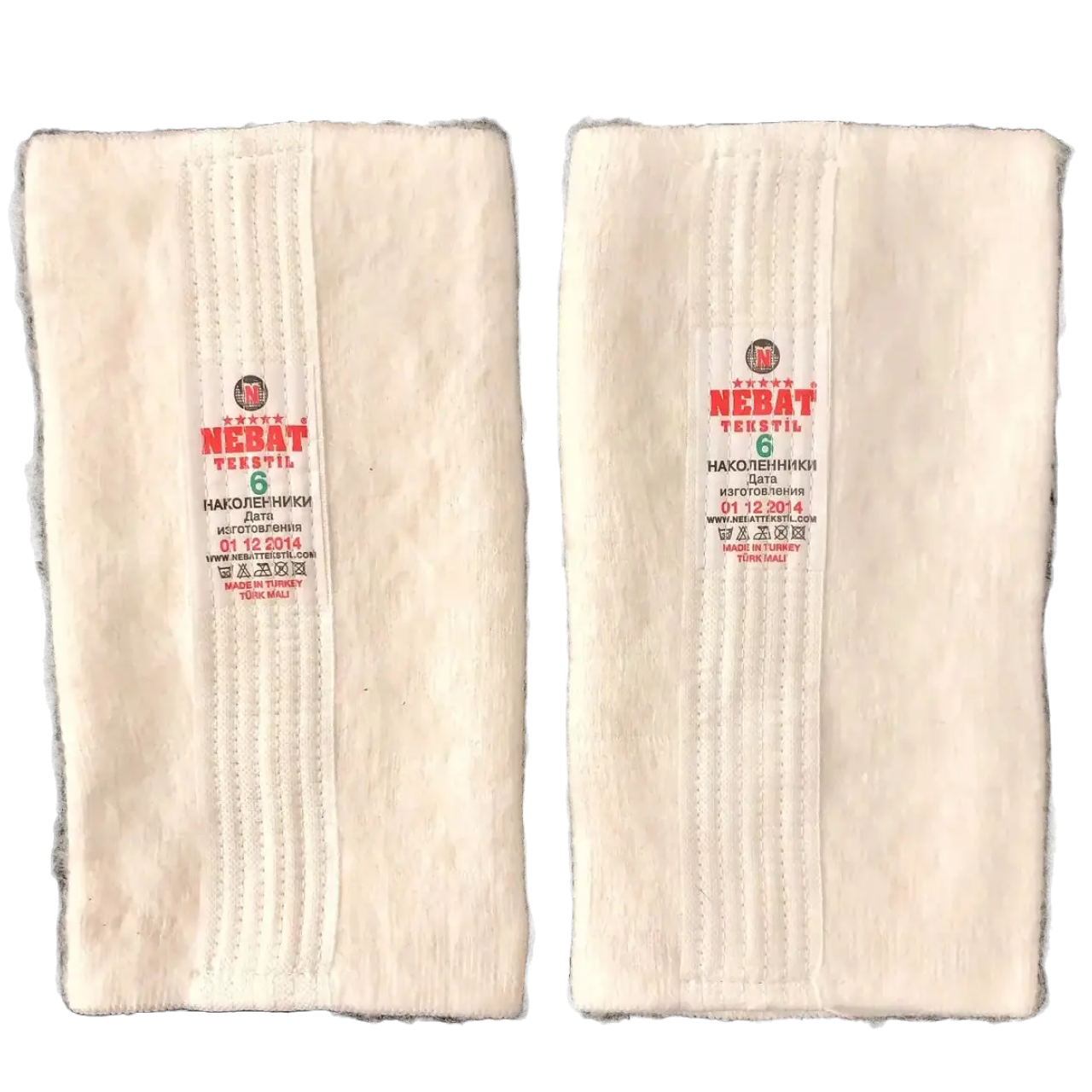 Наколінники з овечої вовни Nebat 52-58 розмір XL - XXL обхват коліна 34-40 см, фото 1