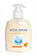 Крем-мыло для рук витаминизирующее Мед и увлажняющее молочко ТМ Fitodoctor 300 мл