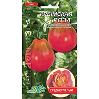 Томат Крымская роза грушевидный, темно-розовый высокорослый среднеспелый, семена