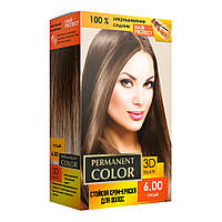 Крем-фарба для волосся з окислювачем, тон Русий 6.00 Permanent Color
