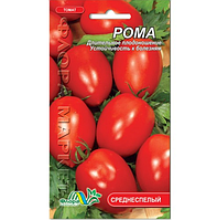 Томат Рома VF овальный, красный низкорослый ранний, семена 0.1 г