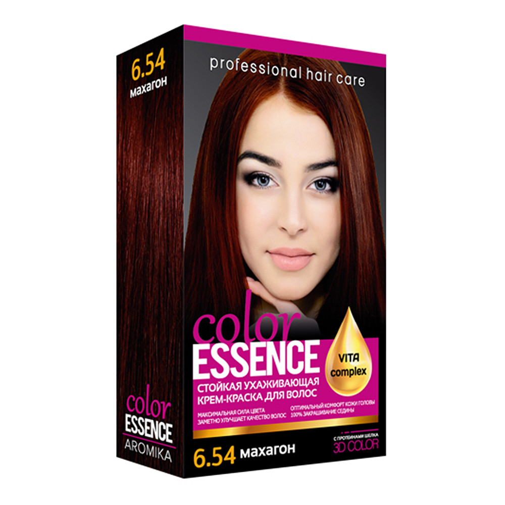 Крем-краска для волосся стійка, тон Махагон 6.54 Color Essence