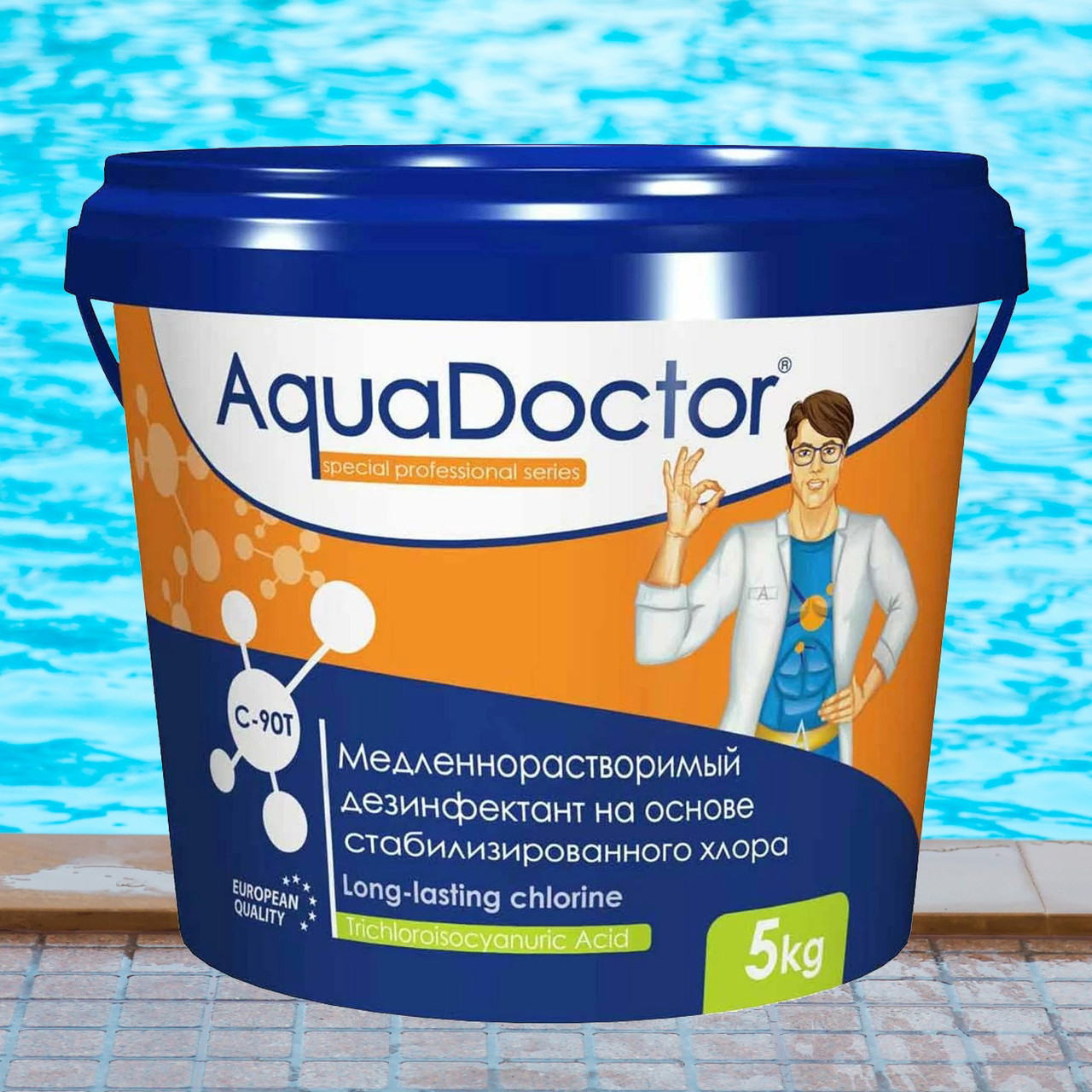 AquaDoctor C-90T повільний хлор, 5 кг