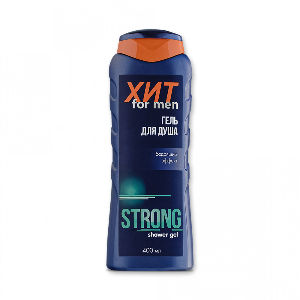 Гель для душу Бадьорий ефект для чоловіків STRONG Хіт ТМ Aromat 400 мл