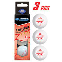 Шарики для настольного тенниса Donic Advantgarde 3*, 40+ mm, (3 шт)