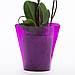 Кашпо для орхідей Квадро 14.5 см фіолетовий, фото 2