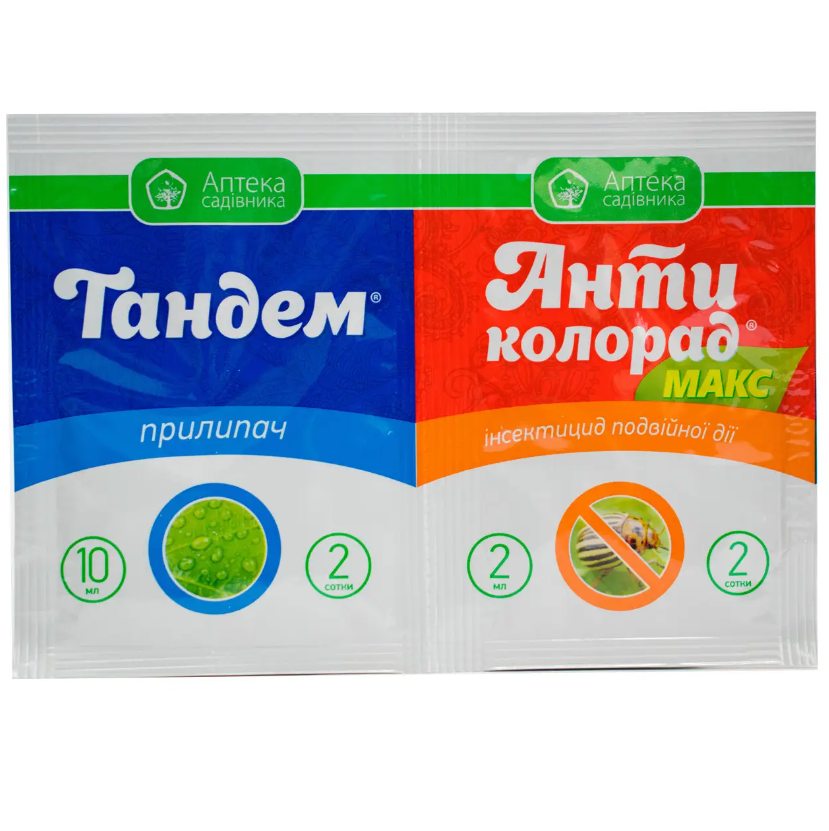 Інсектицид Антиколорад Макс 2 мл + Тандем 10 мл Ukravit, фото 1