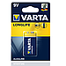 Батарейка Varta Alkaline крона 6 F22 лужна, фото 5