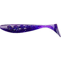 Віброхвіст FishUP Wizzle Shad 3 #060 - Dark Violet/Peacock&Silver 8шт