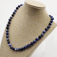 Намисто зідалить 6 мм 44 см Кулька з Огранкою