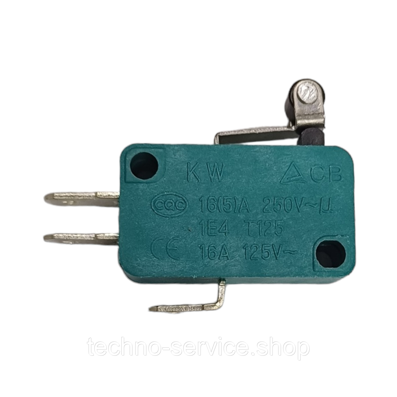 Концевик (кнопка мікро) для мікрохвильової печі KW1-103-6 (16A, 250B), фото 1