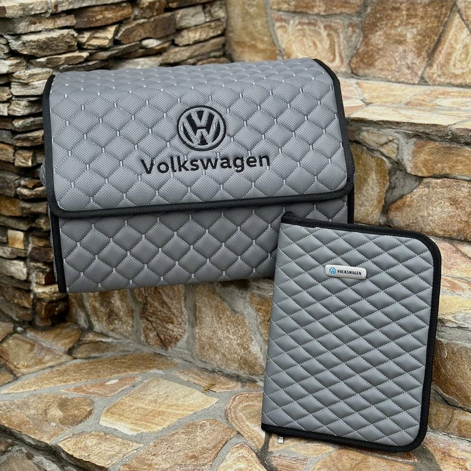 Органайзер у багажник Volkswagen, сірий, 50 см, автомобільний органайзер в авто