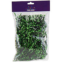 Декоративний подарунковий наповнювач "Миттєвість радості" зелений