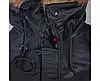 Куртка Аляска чоловіча зимова Slim Fit N-3B Black, фото 9