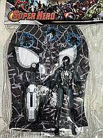 Игровой набор Спайдермен Supreme Hero Spiderman маска и перчатка Человек Паук стреляет паутиной