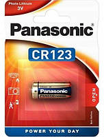 Батарейка Panasonic CR123 3V lithium в блистере «D-s»