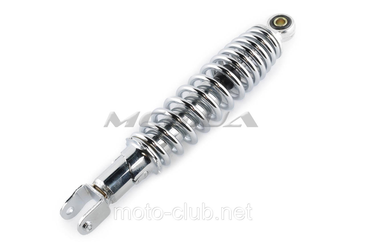 Амортизатор на скутер AD100, AXIS, BW'S, JOG90 305 mm, регульований "NDT" (хром)