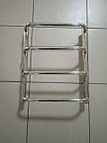 Сушарка для рушників водяна 500x500 мм, драбинка на 4 секцій із неіржавкої сталі, фото 2
