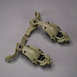 Для навушників Earmor на рейки ARC - NeckFlip Helmet Rail Mount Kit (TAN). Кріплення для навушників