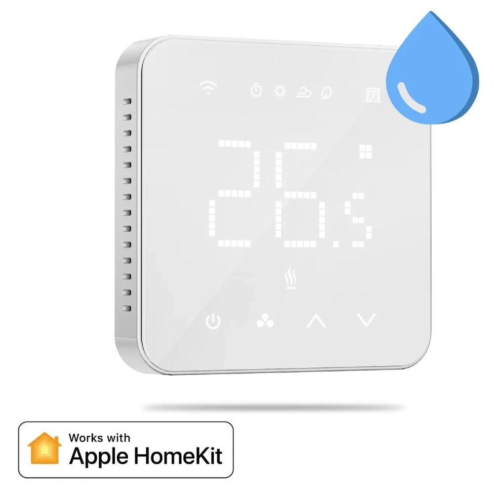 Розумний Wi-Fi термостат (тільки водяне опалення) Meross MTS200BHK(EU), фото 1