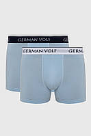 Труси-боксери чоловічі GV German Volf 23103-1 блакитні (2 шт) S