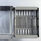 Кухонний набір: Кухонна мийка Romzha Arta U-600 A 6545 + змішувач + кошик + сифон, фото 7