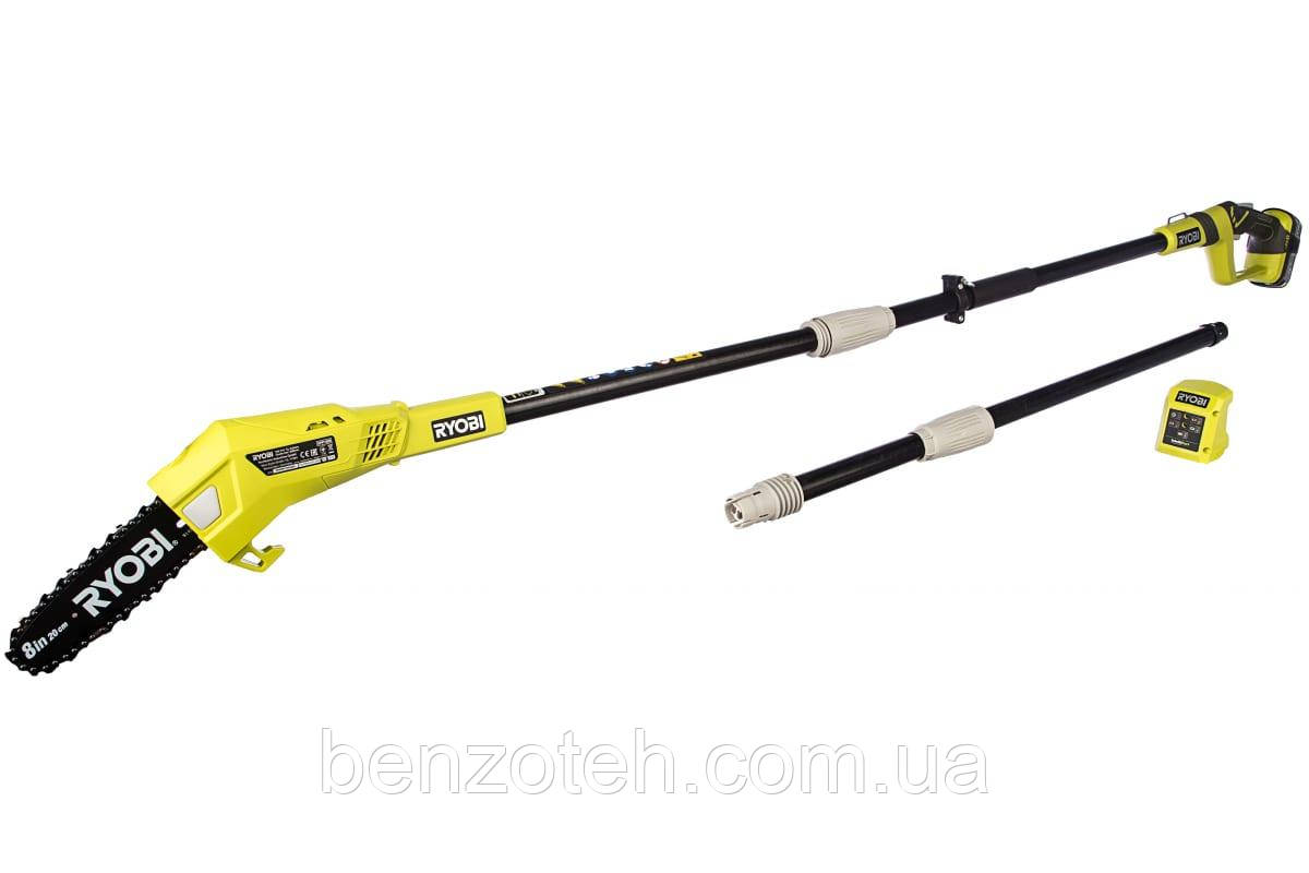 Висоторіз акумуляторний Ryobi RPP1820-15S (АКБ 18 В/1.5А/год, зарядний пристрій), фото 1